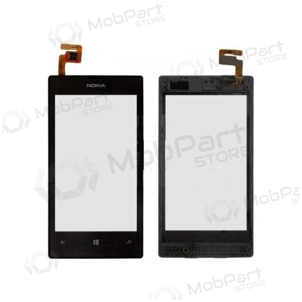 Nokia Lumia 520 / Lumia 525 / Lumia 526 touchscreen (black) (with frame)