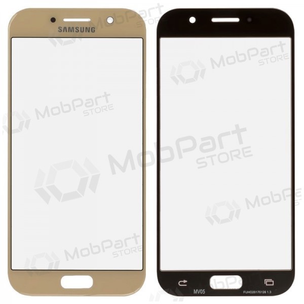 Samsung A520F Galaxy A5 (2017) Screen glass (gold) (for screen refurbishing)