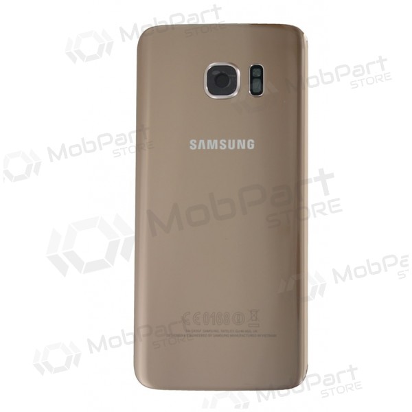 Samsung G935F Galaxy S7 Edge back / rear cover gold (Platinum) (used grade C, original)