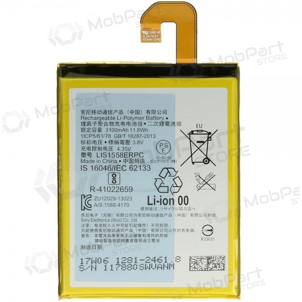 bus kraam Geniet Sony Xperia Z3 D6603 (LIS1558ERPC) battery / accumulator (3100mAh) -  Mobpartstore