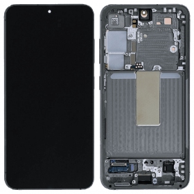 Samsung Galaxy S23 screen (green) (with frame) (original)