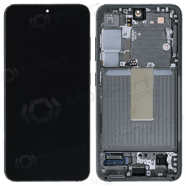 Samsung Galaxy S23 screen (green) (with frame) (original)