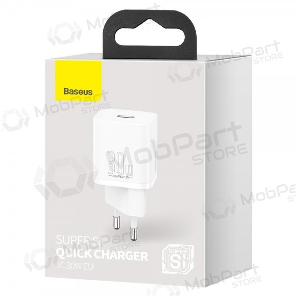 Charger buitinis Baseus Super Si 30W white CCSUP-J02