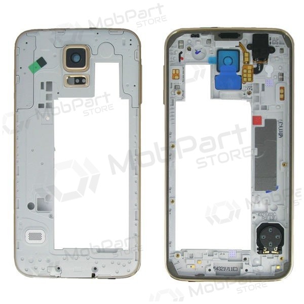 Samsung G900F Galaxy S5 middle cover (gold)