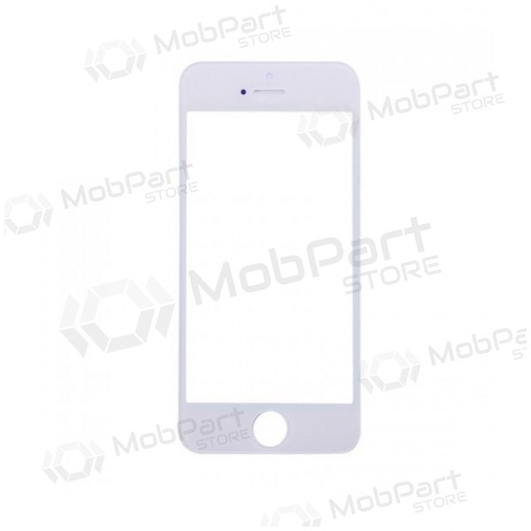 Apple iPhone 5G / iPhone 5S / iPhone 5C Screen glass (white) (for screen refurbishing) - Premium