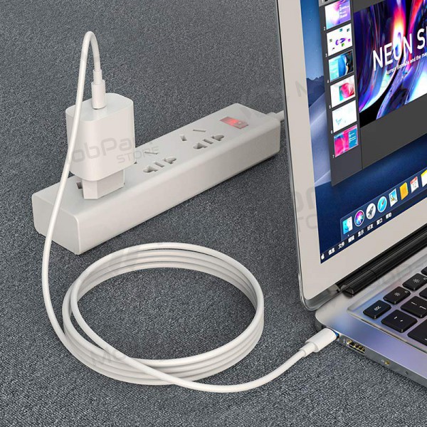 USB cable Hoco X51 Type-C - Type-C 20V 5A 100W 2.0m (white)