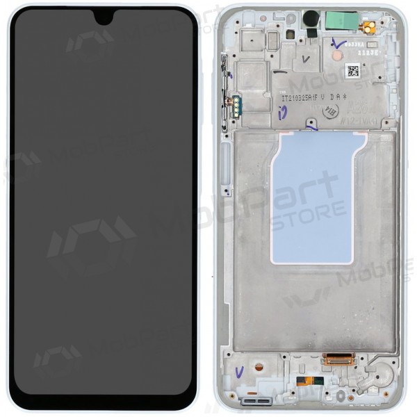 Samsung Galaxy A26 5G screen (white) (with frame) (original)