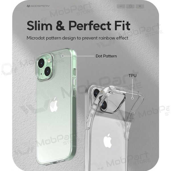 Apple iPhone 11 case Mercury Goospery "Jelly Clear" (transparent)