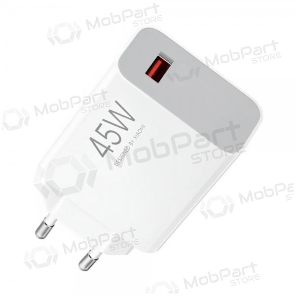Phone charger Xiaomi Turbo Charging Power Adapter BHR07SLEU 45 W USB-A PD white