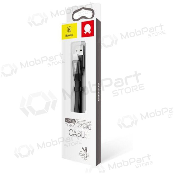 USB cable Baseus type-C 0.23m (2A) (black)