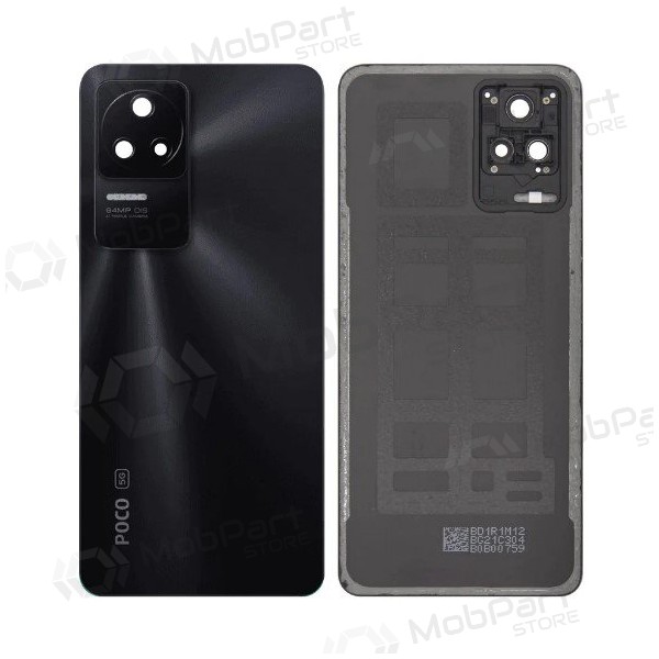 Xiaomi Poco F4 back / rear cover (black) (original) (service pack)