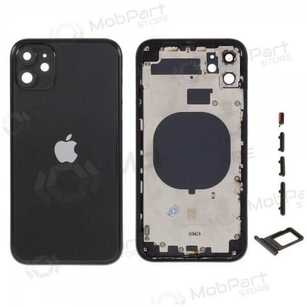 Apple iPhone 11 back / rear cover (black) full