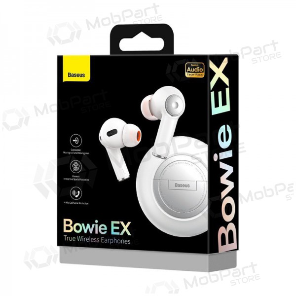 Wireless headset / handsfree Baseus Bowie EX NGTW170002 (white) Wireless headset / handsfree Baseus Bowie EX NGTW170002 (white)