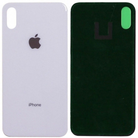 Apple iPhone X back / rear cover (white) (bigger hole for camera)