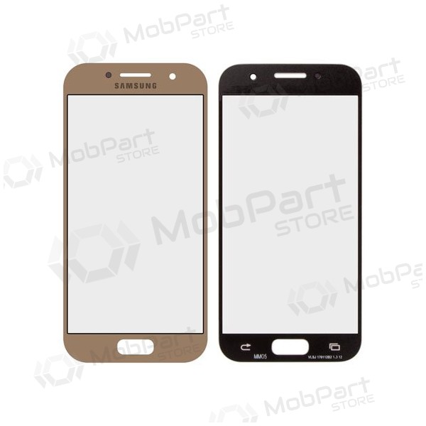 Samsung A320F Galaxy A3 (2017) Screen glass (gold) (for screen refurbishing)