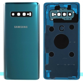 Samsung G975 Galaxy S10 Plus back / rear cover green (Prism Green) (used grade C, original)