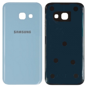 Samsung A320 Galaxy A3 2017 back / rear cover light blue (blue mist) (used grade B, original)