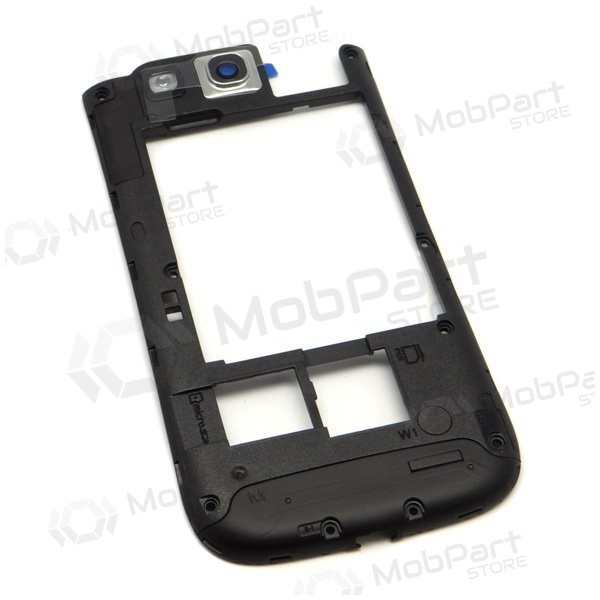 Samsung i9300 Galaxy S3 middle cover (black) (original)