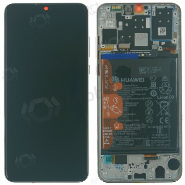 Huawei P30 Lite 48MP screen (white) (with frame and battery) (service pack) (original) Huawei P30 Lite 48MP screen (white) (with frame and battery) (service pack) (original)