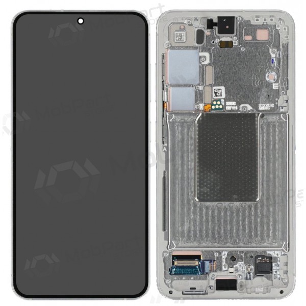 Samsung Galaxy S24 screen (grey) (with frame) (original)