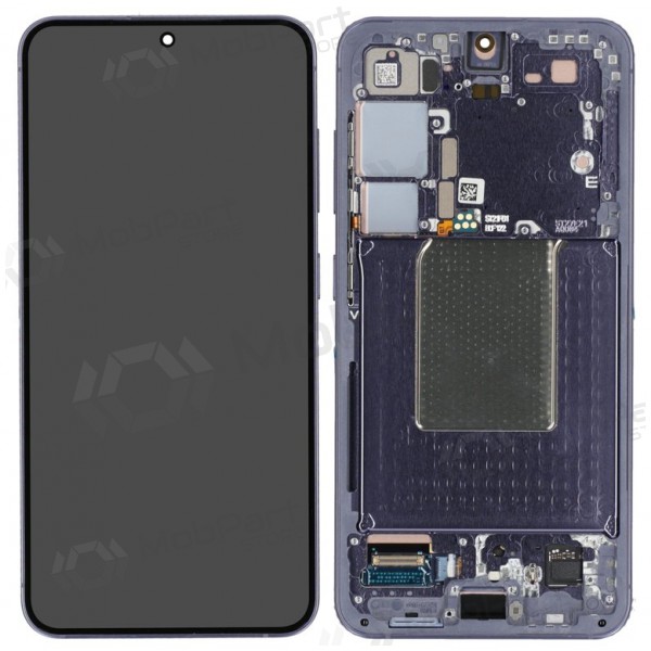 Samsung Galaxy S24 screen (violet) (with frame) (original)