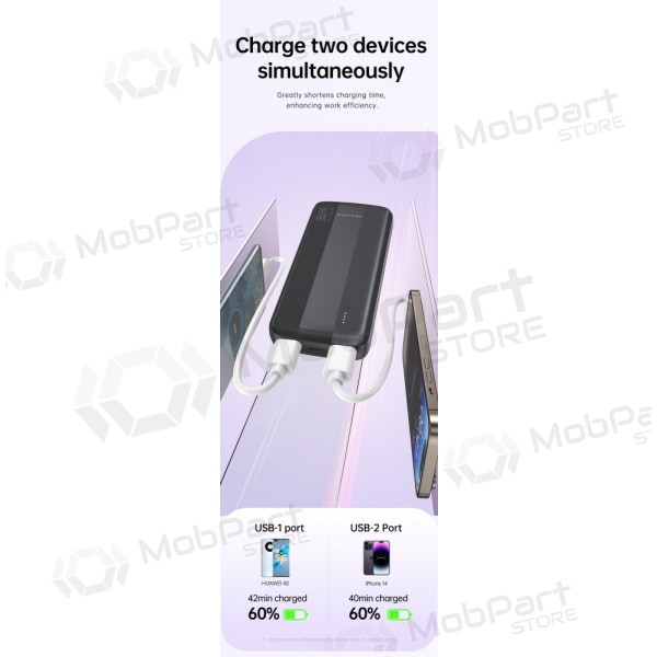 Portable charger / power bank Power Bank Awei P19K 5V/2.4A 20000mAh black