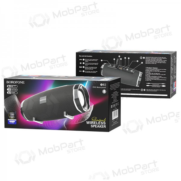 Bluetooth portable speaker Borofone BR3 (black) Bluetooth portable speaker Borofone BR3 (black)
