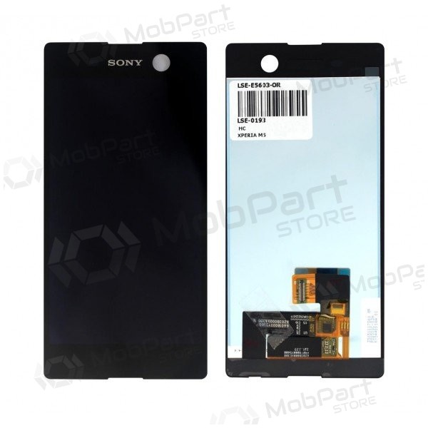 Sony E5603 Xperia M5 / E5606 / E5633 / E5653 / E5663 screen (black) - Premium