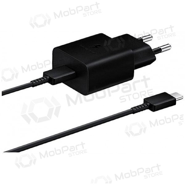 Charger original Samsung EP-T1510XBEGEU 15W + cable Type-C 1m in the package black