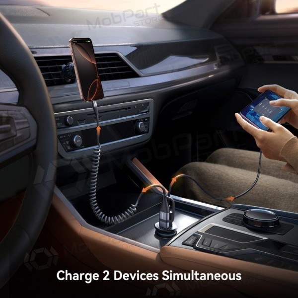 Car charger Joyroom JR-CCN16 USB-A/USB-C 15W black
