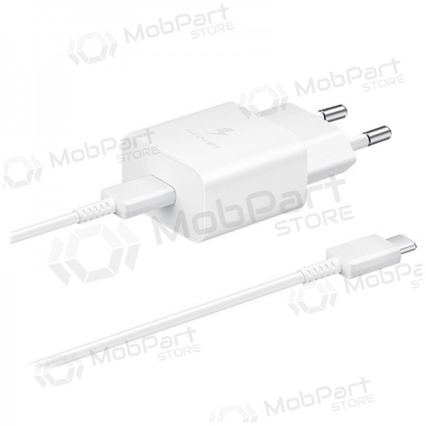 Charger original Samsung EP-T1510XWEGEU 15W + cable Type-C 1m in the package white