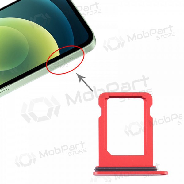Apple iPhone 12 SIM card holder (red)