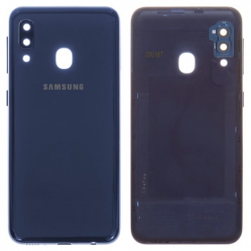Samsung A202 Galaxy A20e 2019 back / rear cover (blue) (used grade C, original)