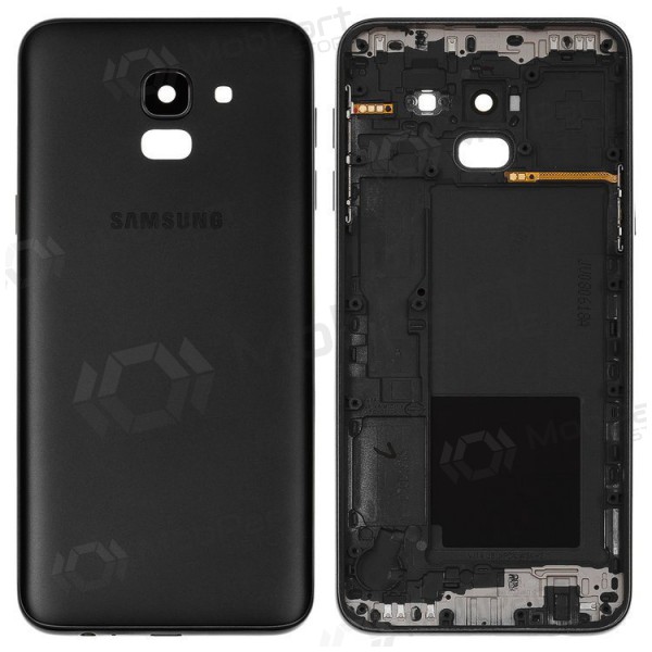 Samsung J600 Galaxy J6 2018 back / rear cover (black) (used grade B, original)