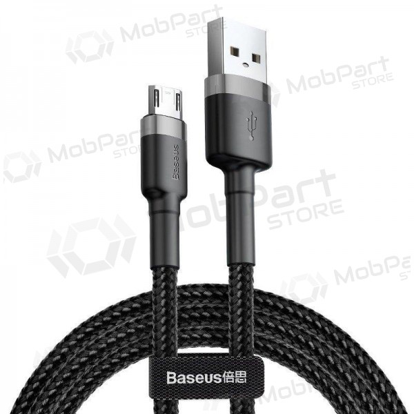 USB cable Baseus Cafule Type-C 2.0m 2.0A (grey-black) CATKLF-CG1
