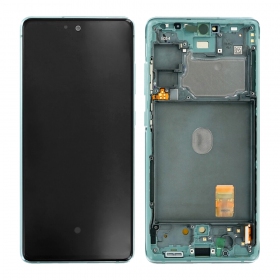 Samsung G780F Galaxy S20 FE screen (Cloud Mint) (with frame) (service pack) (original)