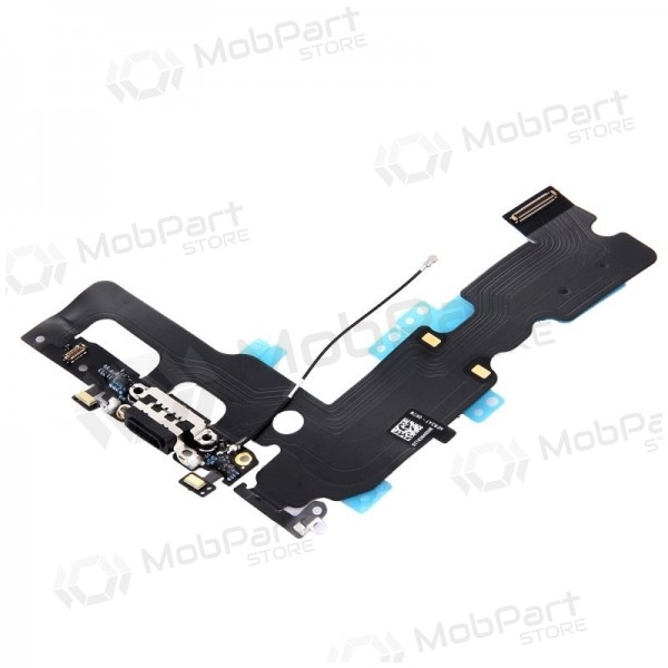 Apple iPhone 7 Plus charging dock port and microphone flex (black)