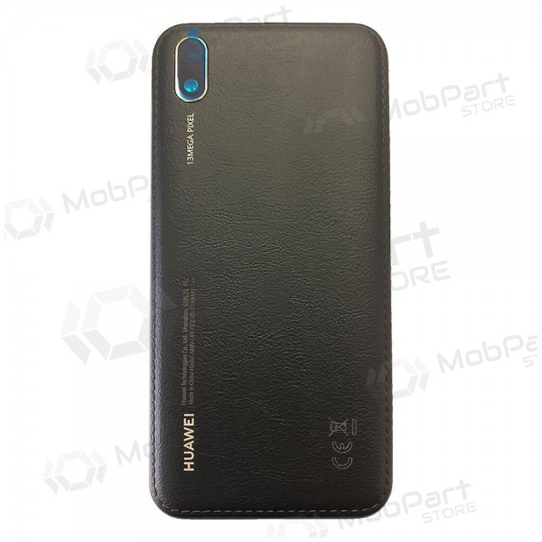 Huawei Y5 2019 back / rear cover (black) (Midnight Black) (used grade B, original) Huawei Y5 2019 back / rear cover (black) (Midnight Black) (used grade B, original)