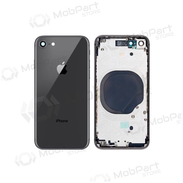Apple iPhone 8 back / rear cover grey (space grey) full