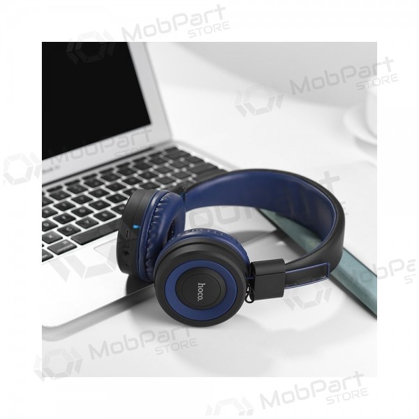 Wireless headset / handsfree HOCO W16 (blue)