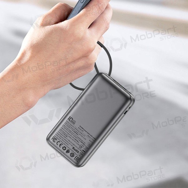 Portable charger / power bank Power Bank Acefast M7-10000 PD30W With Cable 10000mAh black