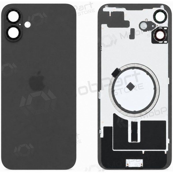 Apple iPhone 16 Plus back cover (black) (Premium)