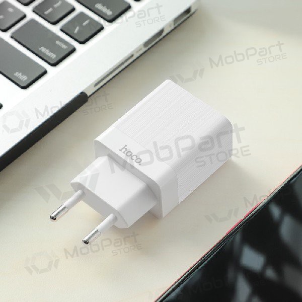Charger HOCO C51A Prestige power Dual USB (5V 3.4A) (white)