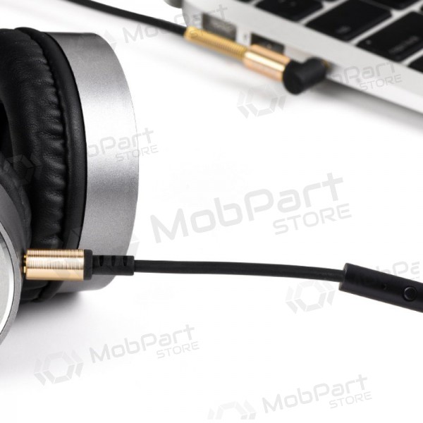 Audio adapter Hoco UPA02 AUX 3,5mm į 3,5mm (black)