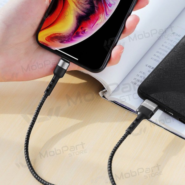 USB cable Borofone BX34 Lightning 1.0m (black)