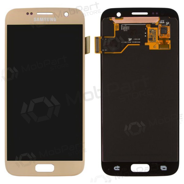 Samsung G930F Galaxy S7 screen (gold) (service pack) (original)