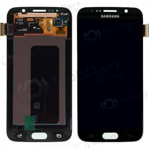 Samsung G920F Galaxy S6 screen (black) (service pack) (original)