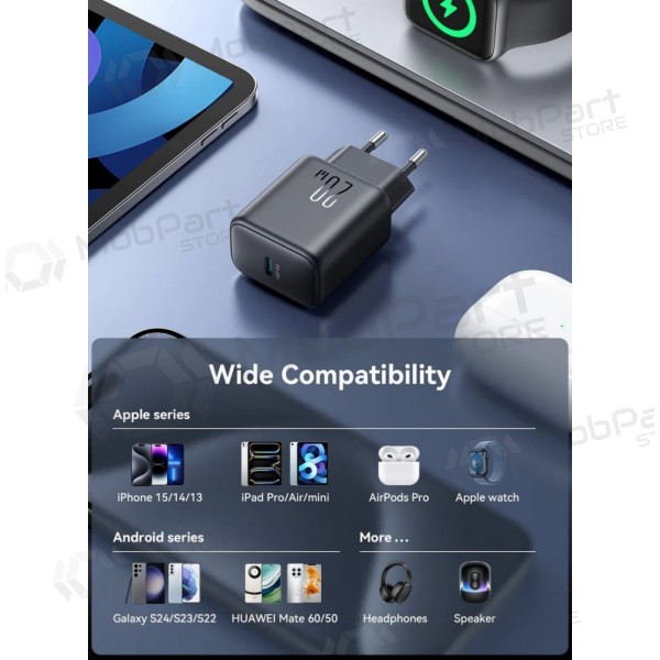 Charger Joyroom JR-TCF20 USB-C PD20W + USB-C to USB-C cable 1.0m white