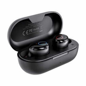 Wirelesss ausinės Choetech BH-T16 Hi-Fi Bean TWS juodos