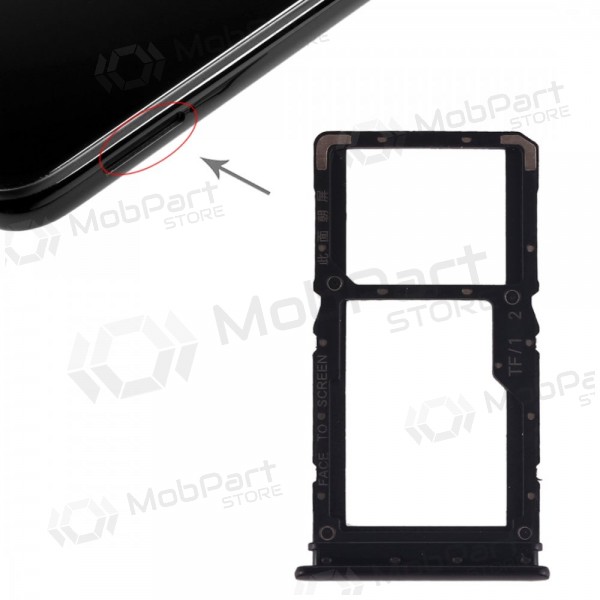 Xiaomi Redmi Note 7 SIM card holder (black)